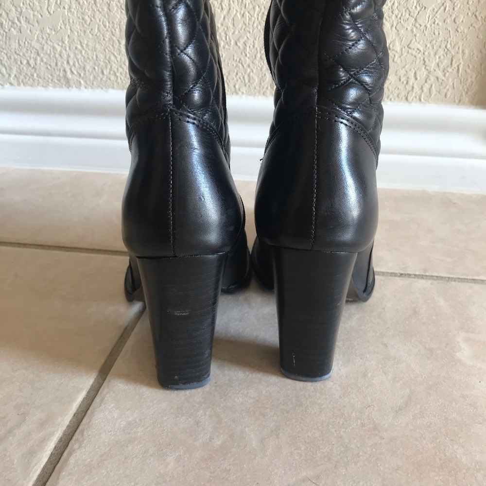 Carmen Steffens Black Quilted Boots - Picture 7 of 10